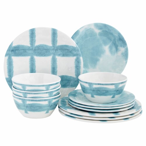 Baum Dinnerware Set - Tie Dye Perspective: front