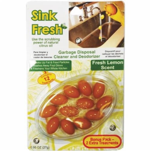 Sink Fresh Garbage Disposal Cleaner & Deodorizer (Pack of 32) Perspective: front