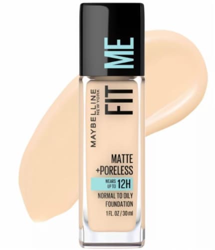 Matte and poreless fit me foundation discount