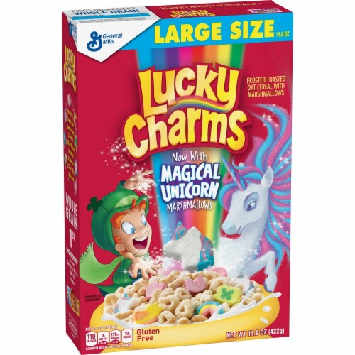 Lucky Charms Original Breakfast Cereal 14.9 oz. (Pack of 24) Perspective: front