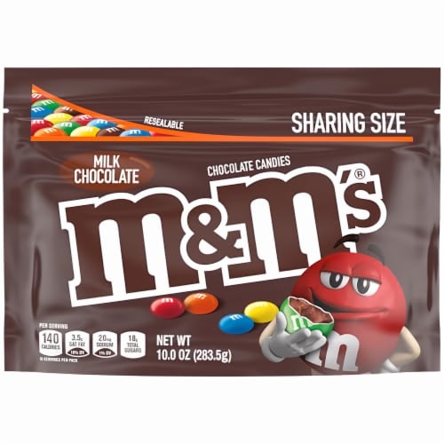 M&M S Milk Chocolate Candy Sharing Size (Pack of 12), 12 packs - Kroger