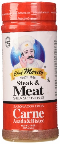 Chef Merito Carne Asada Meat Seasoning 14 Ounce Pack of 8 8 packs Mariano s