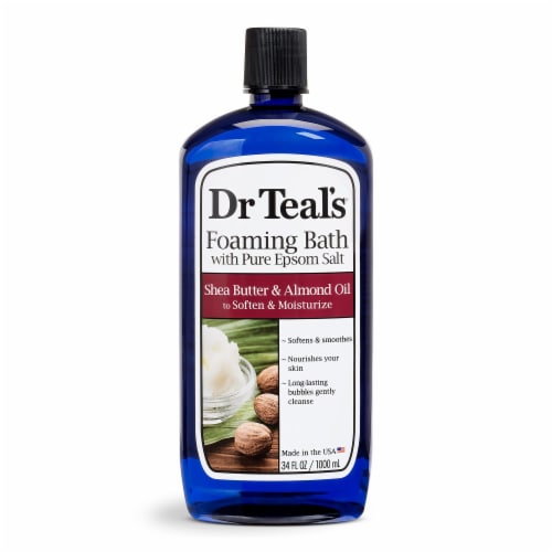 Dr Teal's Shea Butter & Almond Oil Foaming Bubble Bath (Pack of 2) Perspective: front