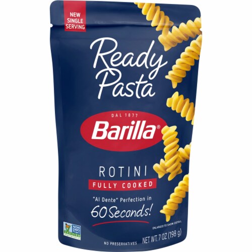 Barilla Ready Pasta Fully Cooked Rotini (Pack of 18) Perspective: front