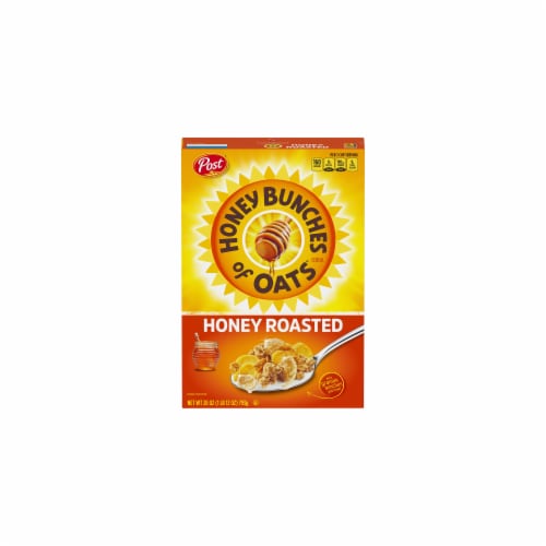 Post Honey Bunches of Oats Crunchy Honey Roasted Cereal 28 oz (Pack of 24) Perspective: front