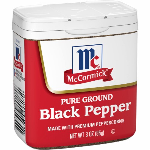 McCormick Pure Ground Black Pepper, 3 oz (Pack of 32) Perspective: front