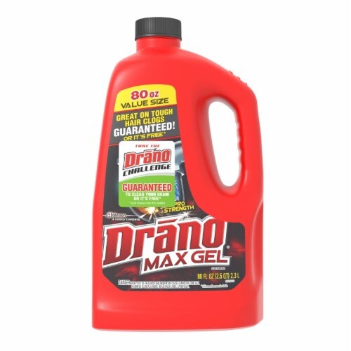 Drano max gel in standing water store