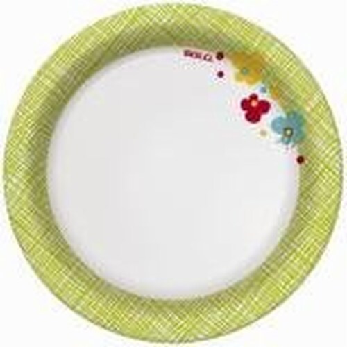 Solo Disposable Paper Plates 8.5in 44ct (Pack of 18) Perspective: front