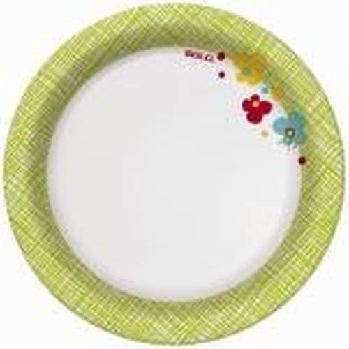 Solo Disposable Paper Plates 8.5in 44ct (Pack of 20) Perspective: front