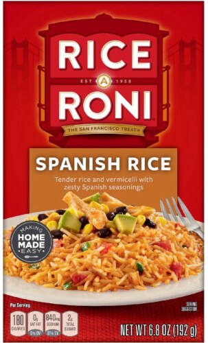 Rice-A-Roni Spanish Rice Mix 6.8 oz (Pack of 36) Perspective: front