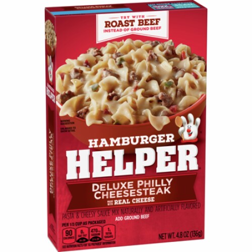 Hamburger Helper Deluxe Philly Cheesesteak 4.8 Oz. (Pack of 8) Perspective: front