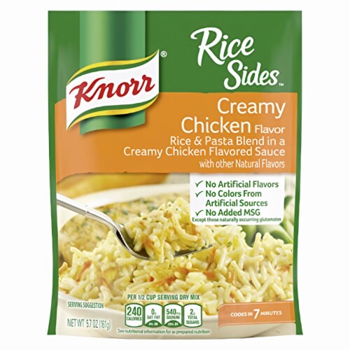 Knorr Rice Side Dish Creamy Chicken 5.7 Oz (Pack of 20) Perspective: front