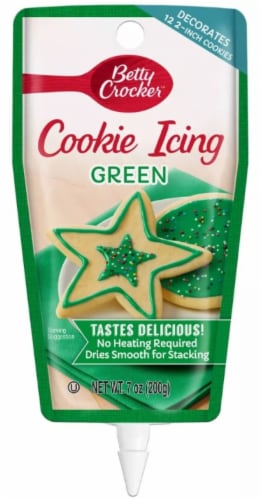 Betty Crocker Cookie Icing, Green, 7 oz (Pack of 24) Perspective: front