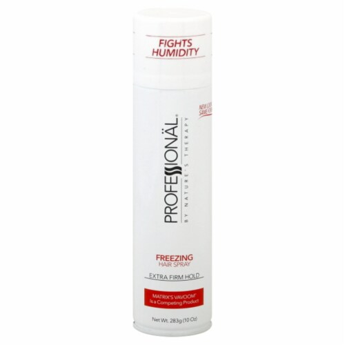 Nature's Therapy Professional® Extra Firm Hold Freezing Hair Spray Perspective: front