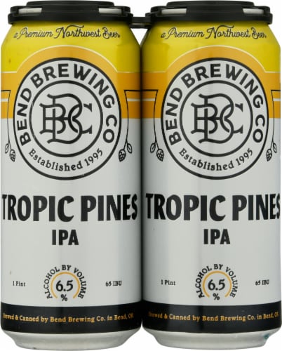 Bend Brewing Co Tropic Pines IPA Beer Perspective: front