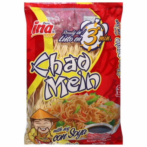 Ina® Pasta Chao Mein With Soy Sauce Perspective: front