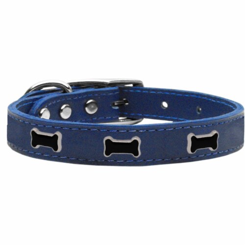 LEATHER STUD BRACELET MINI STRONG BLUE LEATHER STUD BRACELET MINI STRONG BLUE