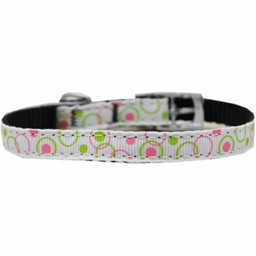 White nylon dog clearance collar