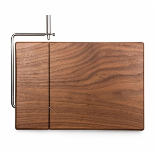 Meridian Black Walnut Cutting Board & Cheese Slicer Perspective: front