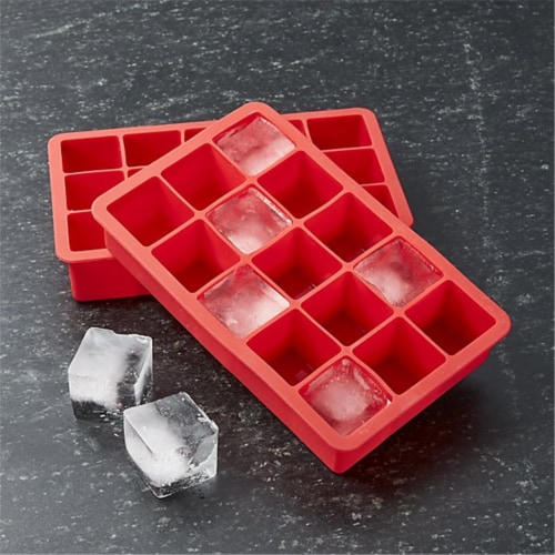 Ice Cube Tray, Red Perspective: front
