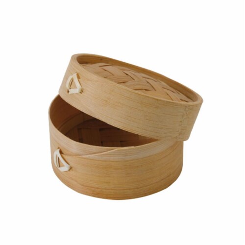 Dim Sum Bamboo Mini Steamer & Lid - 3.9 x 2.1 In, Pack Of 100 Perspective: front
