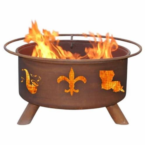 Mardi Gras Fire Pit Perspective: front