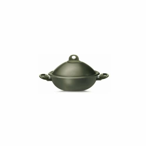 Terre di Siena Bio-Ceramix Nonstick VapSi Steamer-Cooker Four-Piece Wok Set - 11 in. Perspective: front