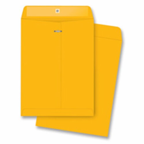 Clasp Envelopes- 28 lb.- 6in.x9in.- Brown Kraft Perspective: front