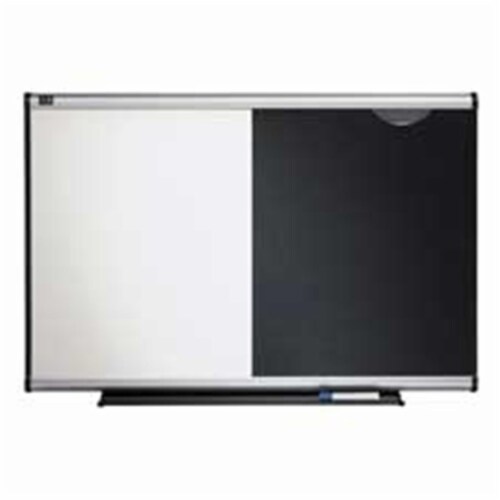Combination Board- Mounting System w-Dry-erase Markers- 3ft.x2ft. Perspective: front