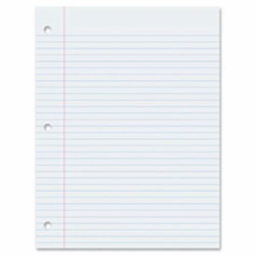 College-Ruled Quality Filler Paper&#44; 100 Per Pack Perspective: front