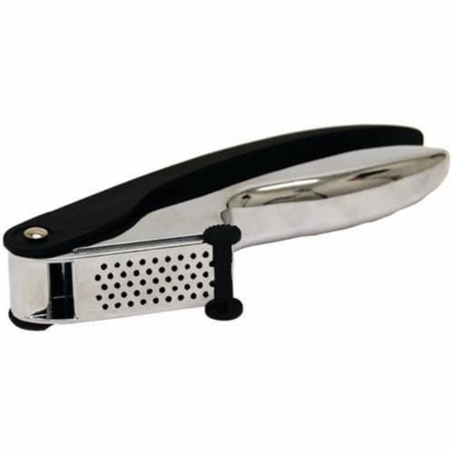 Garlic Press with Scraper Perspective: front