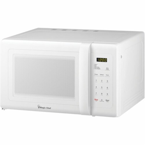 0.9 cu ft. Countertop Microwave - White Perspective: front