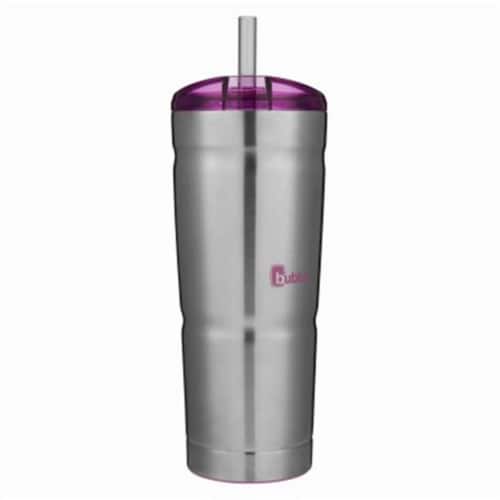 24 oz Purple Stainless Steel Vacuum Seal Tumbler Perspective: front
