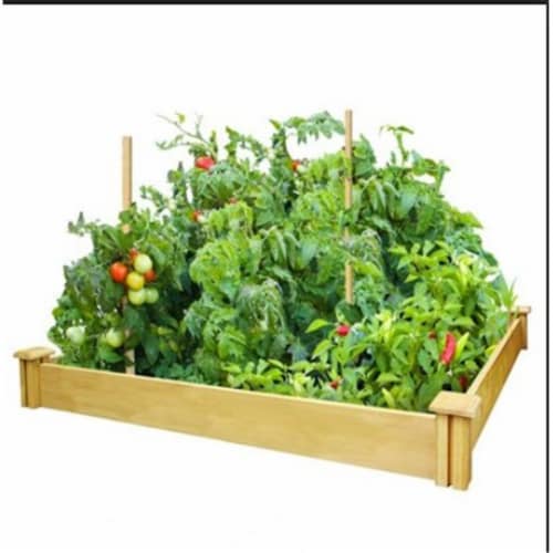 Raised Garden Kit - 4 x 4 x 5.5 in. Perspective: front