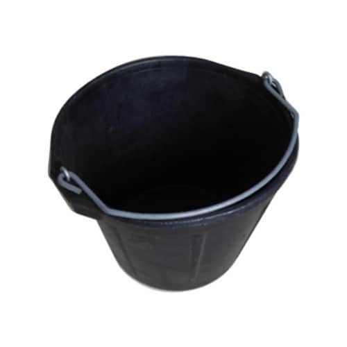 10-Qts Quantity 1 MR10QR/BUCK-BLK Rubber Bucket 