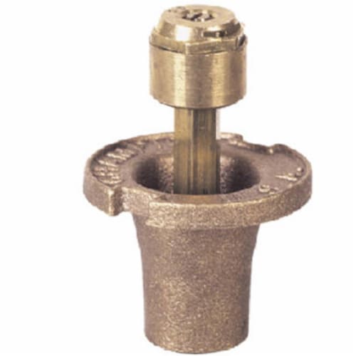 18SQ-12003 1.5 in. Brass Quarter Circular Sprinkler Head Perspective: front