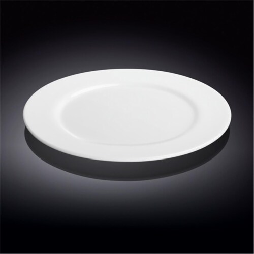 991180 10 in. Professional Dinner Plate, White - Pack of 24 Perspective: front
