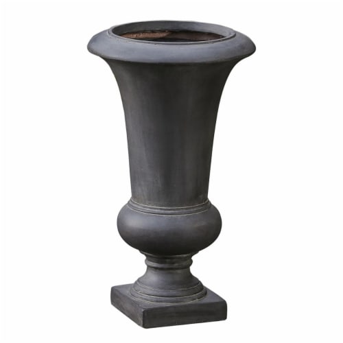 Stone Urn Planter - Fiberclay, Small Perspective: front