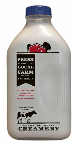 Ozark Mountain Creamery 2% Milk Perspective: front