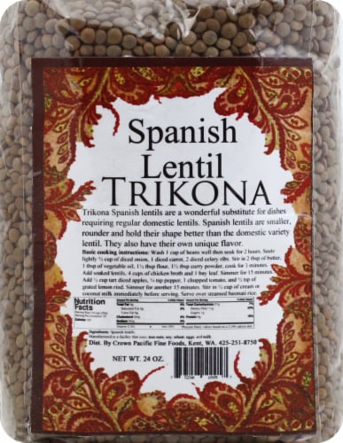 Trikona Spanish Lentils Perspective: front
