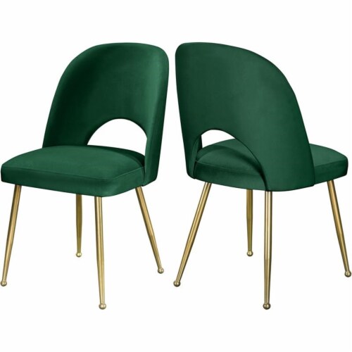 Meridian Furniture Logan Velvet Dining Chair Meridian Furniture Logan Velvet Dining Chair