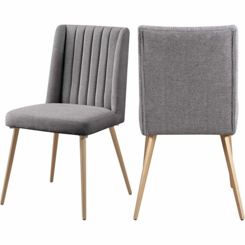 Meridian Furniture Eleanor Linen Textured Dining Chair