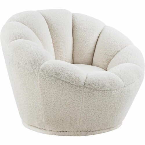 Sherpa swivel best sale tulip chair target