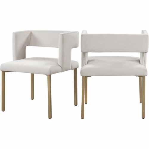 Meridian Furniture Caleb Velvet Dining Chair - Gold Meridian Furniture Caleb Velvet Dining Chair - Gold