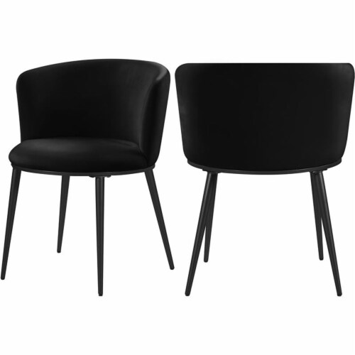 Meridian Furniture Skylar Velvet Dining Chair - Black Meridian Furniture Skylar Velvet Dining Chair - Black