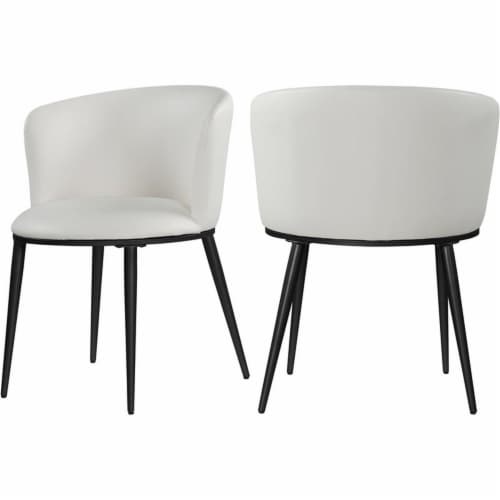 Meridian Furniture Skylar Faux Leather Dining Chair - Black Meridian Furniture Skylar Faux Leather Dining Chair - Black