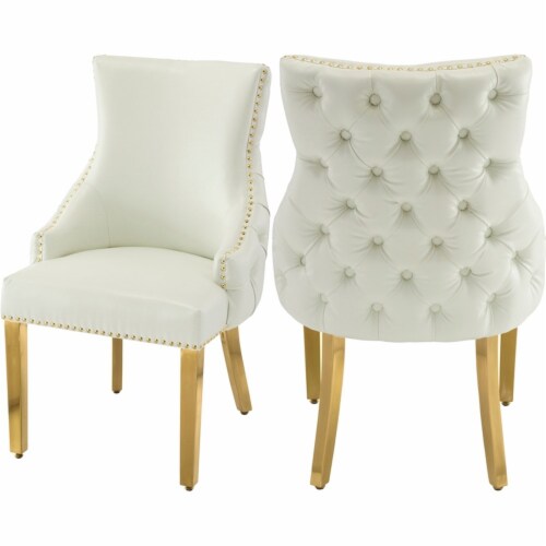 Meridian Furniture Tuft Faux Leather Dining Chair Meridian Furniture Tuft Faux Leather Dining Chair