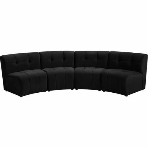 Meridian Furniture Limitless Modular Velvet 4pc. Sectional Meridian Furniture Limitless Modular Velvet 4pc. Sectional