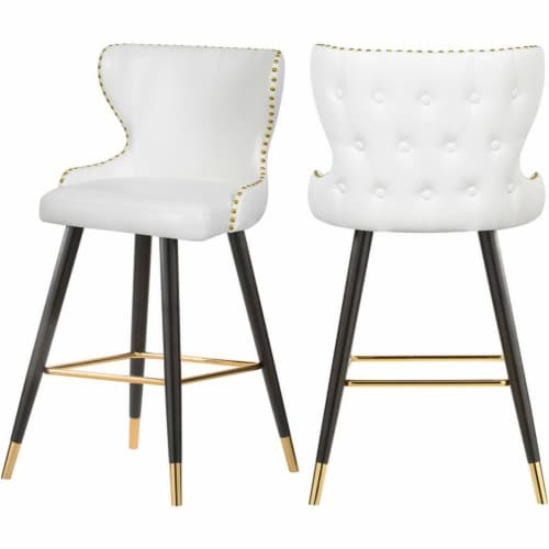Meridian Furniture Hendrix Faux Leather Bar | Counter Stool Meridian Furniture Hendrix Faux Leather Bar | Counter Stool