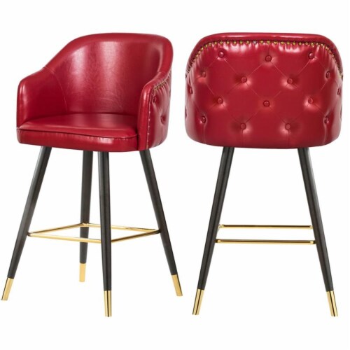 Meridian Furniture Barbosa Faux Leather Bar | Counter Stool Meridian Furniture Barbosa Faux Leather Bar | Counter Stool